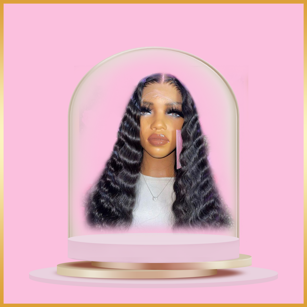 Raw Brazilian Loose Curly Frontal Wig