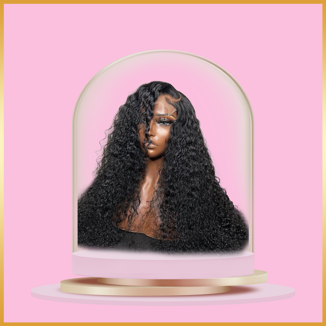 Virgin Brazilian deep curly wig